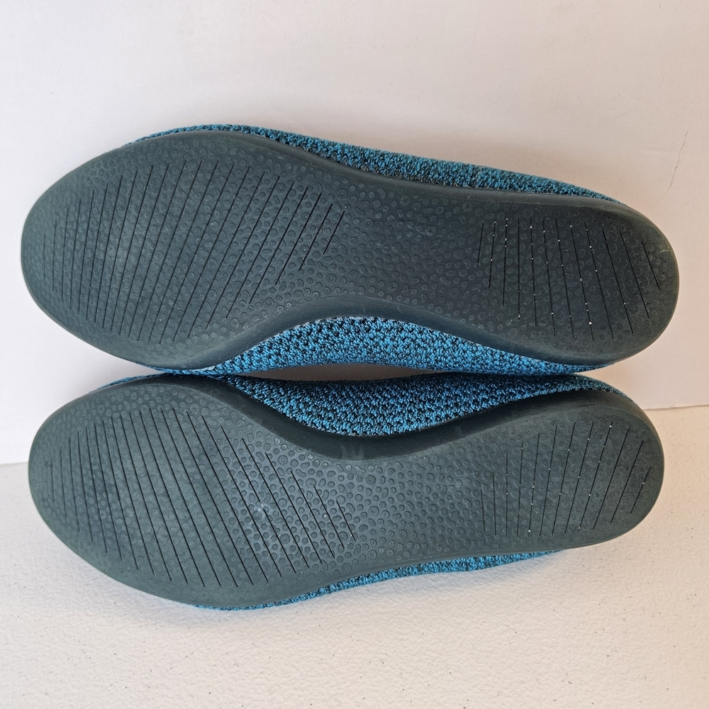 Allbirds Tree Breezers Ballet Flats Deep Emerald Teal Comfortable Washable 7 - Picture 8 of 11